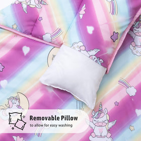 MORAIS nap mat with roll-up strap stays compact for quick transport