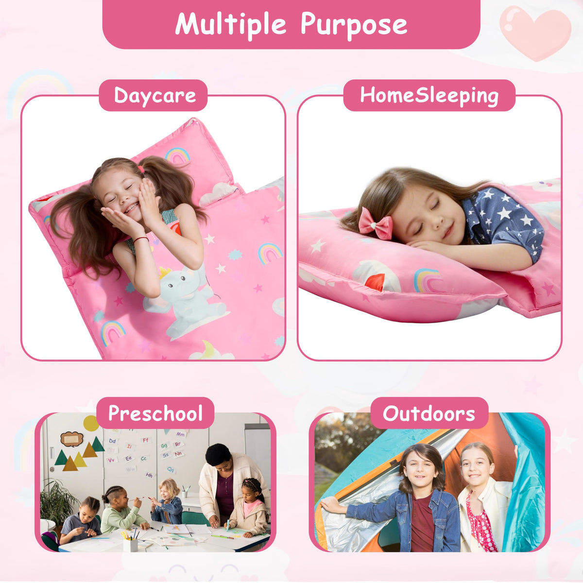 MORAIS nap mat rolled design for compact travel and storage.