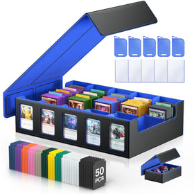 MORCCO 5-row storage box full view highlighting 3900+ card capacity
