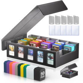 MORCCO 5-row storage box display-setup for MTG cards and collections.