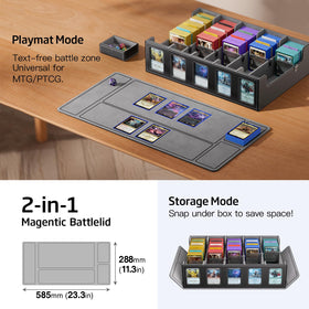 MORCCO 50-dividers enable color, rarity, or deck sorting.