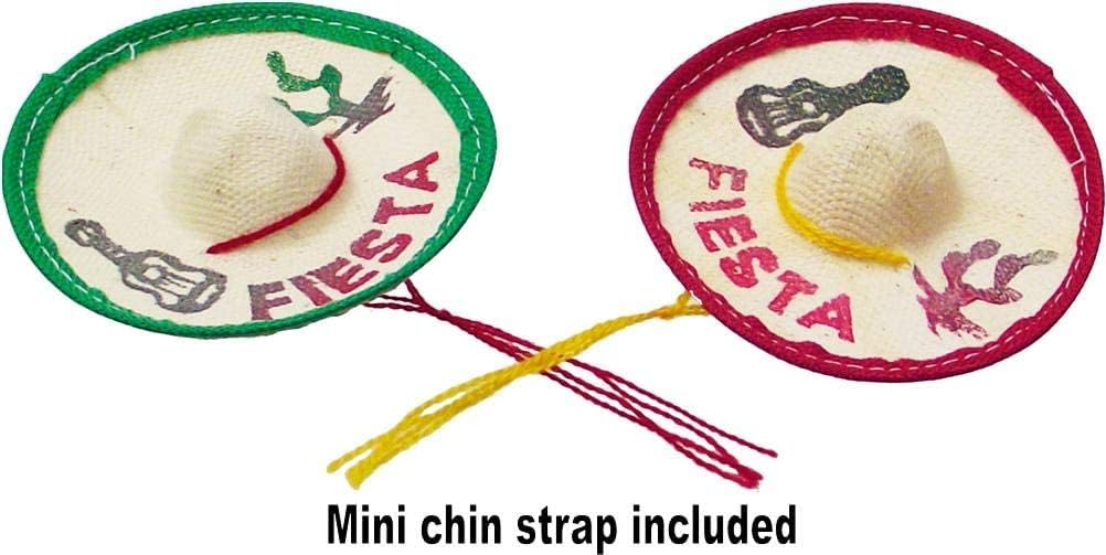 More Fiesta mini sombrero as festive party favor that guests can wear or display.