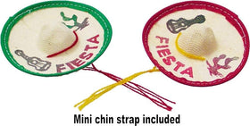 More Fiesta mini sombrero as festive party favor that guests can wear or display.