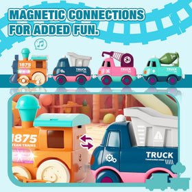 MORECOLL dump truck supports busy construction site storytelling.