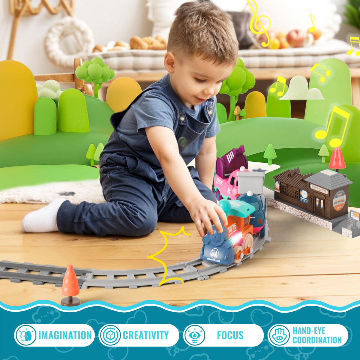 MORECOLL passenger station invites cooperative play and sharing.