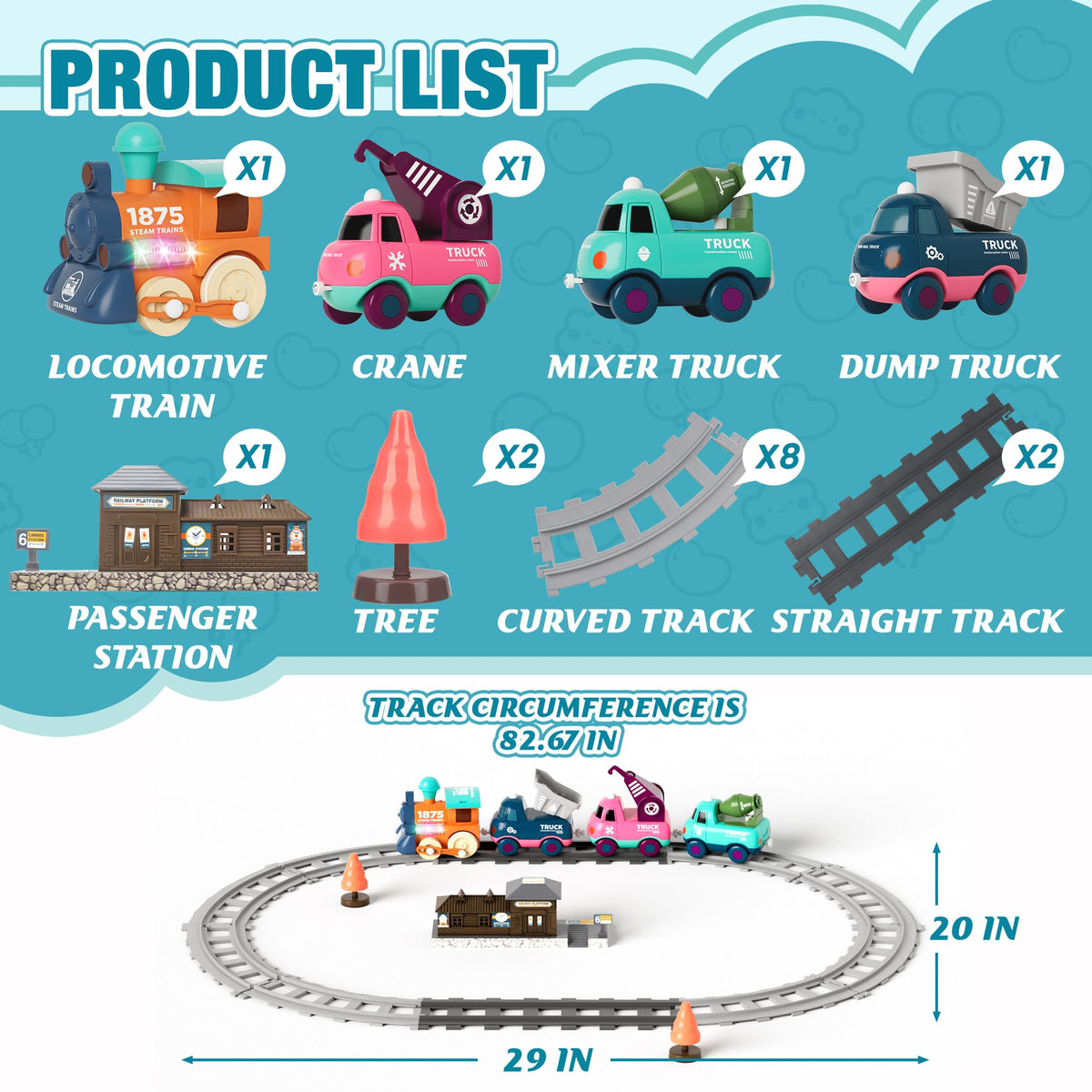 MORECOLL curved and straight tracks enable flexible, creative layouts.