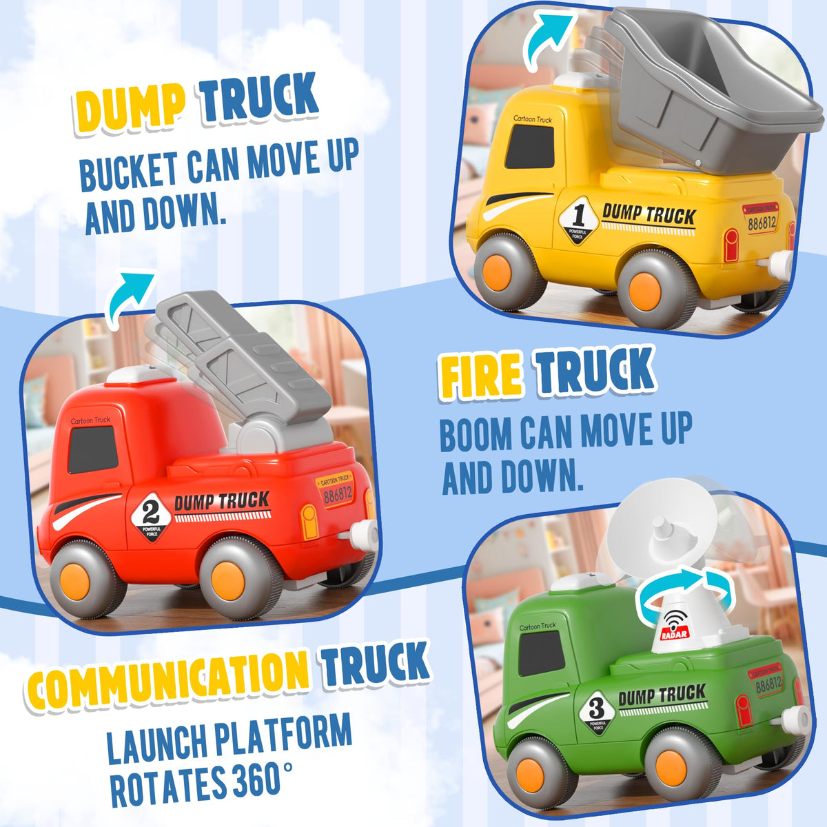 MORECOLL communication truck supports storytelling during train adventures.