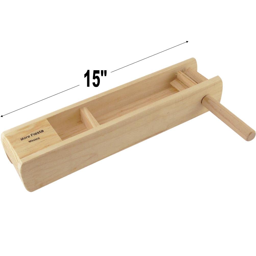 More Fiesta wooden matracas noisemaker showcased, ready to paint and personalize for events