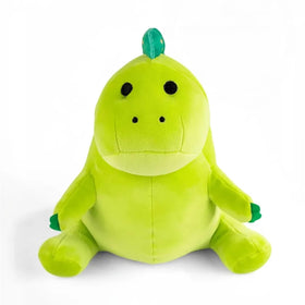 Moriah Elizabeth Pickle Plushie front view showing soft, cuddly fabric.