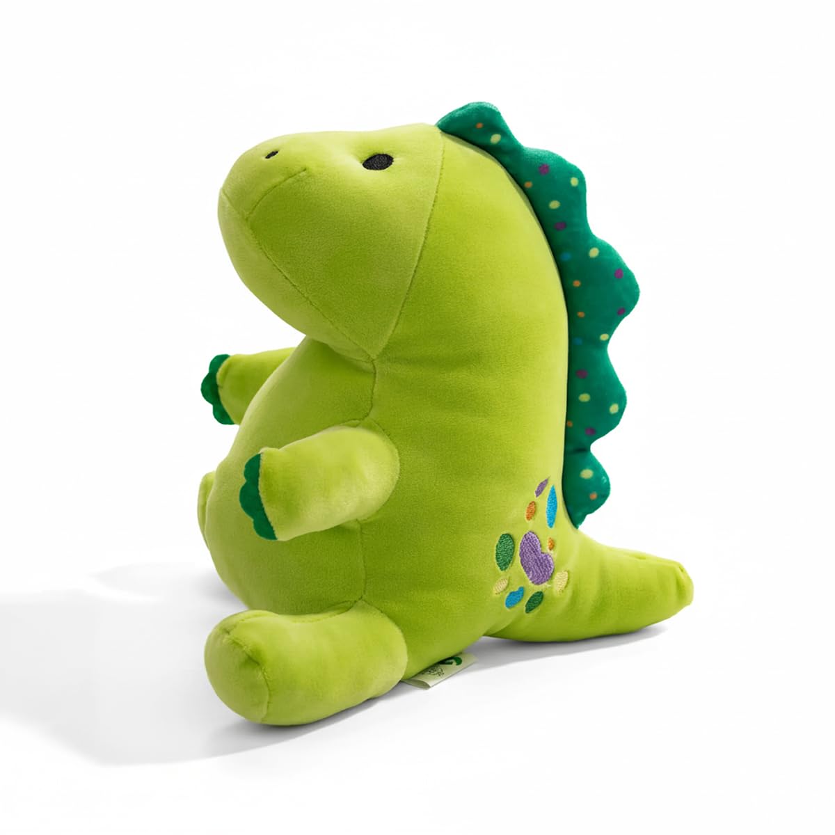 Moriah Elizabeth Pickle Plushie side view highlights compact, kid-safe design.