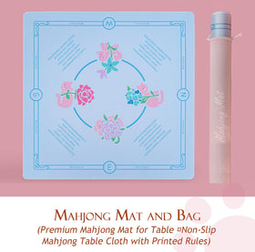 Canvas bag and Mahjong mat from Morihaza travel set for easy transport