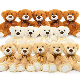 MorisMos 14-piece teddy bears bulk centerpiece for a charming baby shower