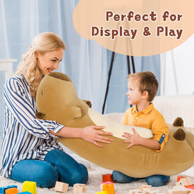 MorisMos capybara pillow backrest cuddle; perfect for watching TV or reading in bed.