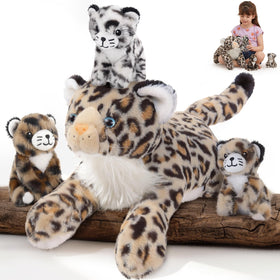 Moris-Mos gift-ready cheetah set, ideal for birthdays and holidays.