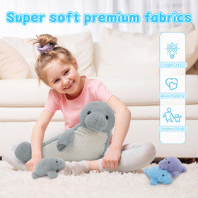 MorisMos gift-ready manatee plush perfect for birthdays and holidays