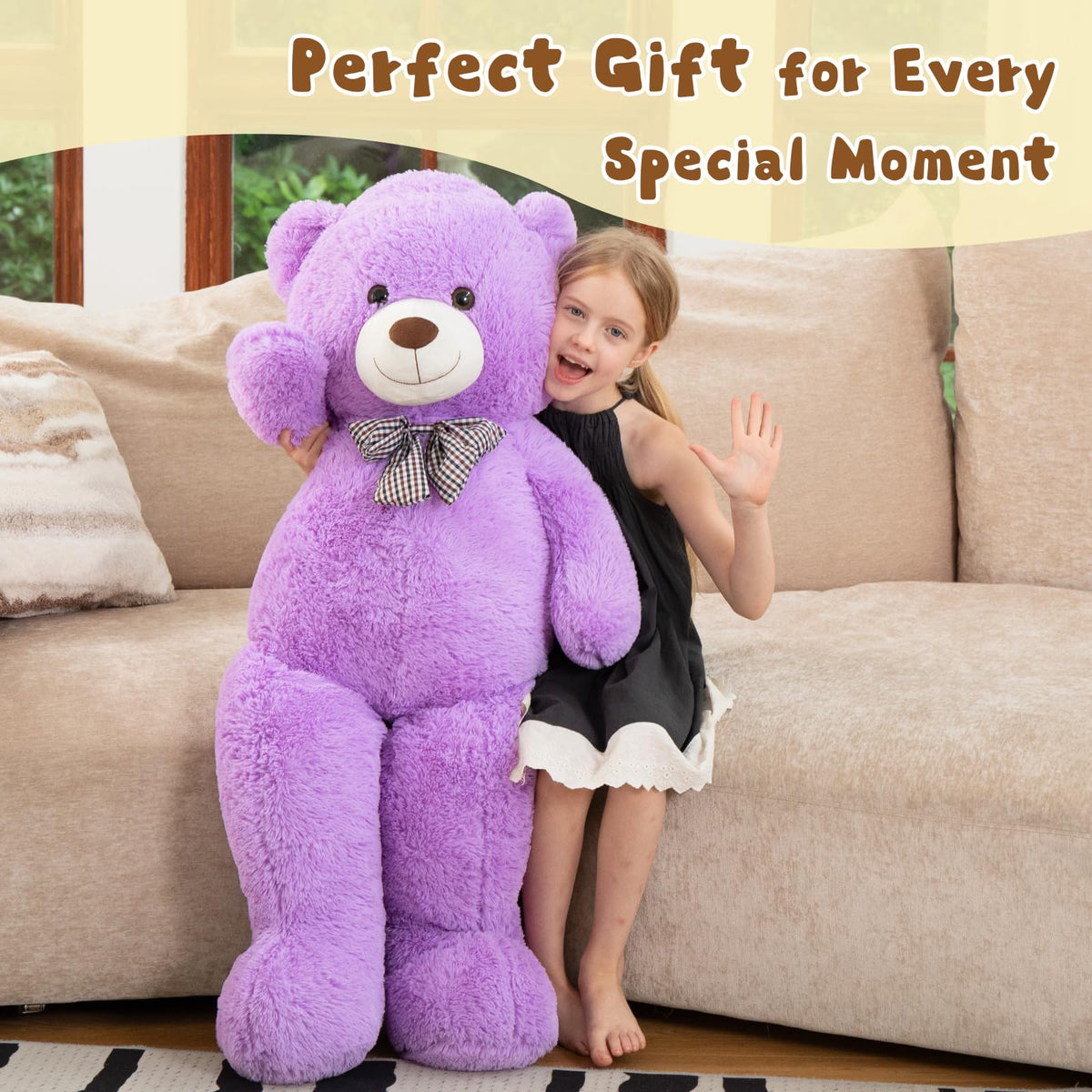 MorisMos large teddy as a warm gift for anniversaries or birthdays