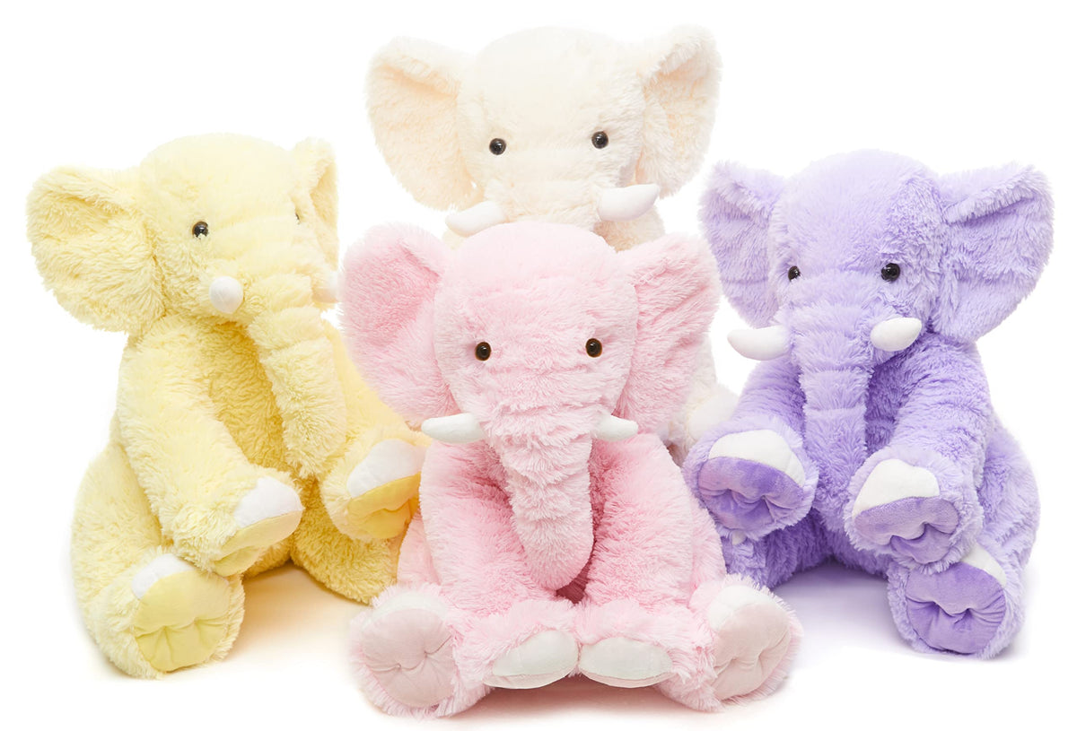MorisMos large purple elephant plush gift-ready, a warm, thoughtful present for any occasion.
