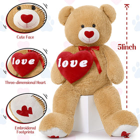 MorisMos large teddy in living room scale creates cozy, inviting ambiance