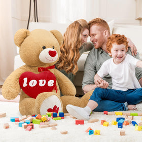 MorisMos love heart stitching detail emphasizes affectionate design