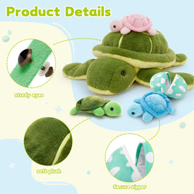 MorisMos turtle egg plush inspires imaginative sea-life play