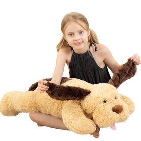 MorisMos 31-inch brown dog plush gift idea