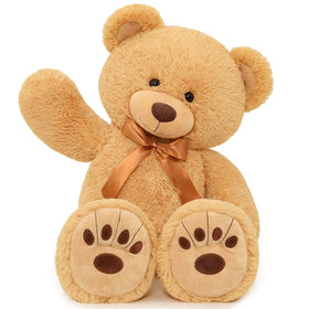 MorisMos 36in giant teddy bear care instructions for easy maintenance.