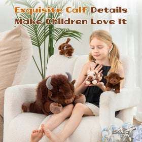 MorisMos bison calf plush 2 perfect for imaginative play
