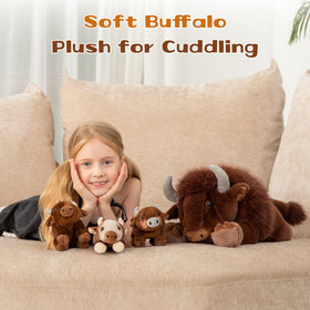 MorisMos bison calf plush 3 for complementary playtime