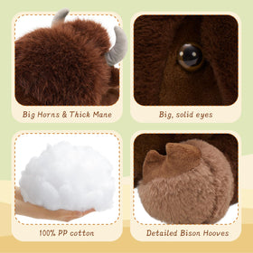 MorisMos soft plush fabric ensuring gentle cuddles and long-lasting use