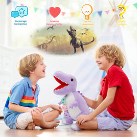 MorisMos green T-Rex baby plush for imaginative adventures