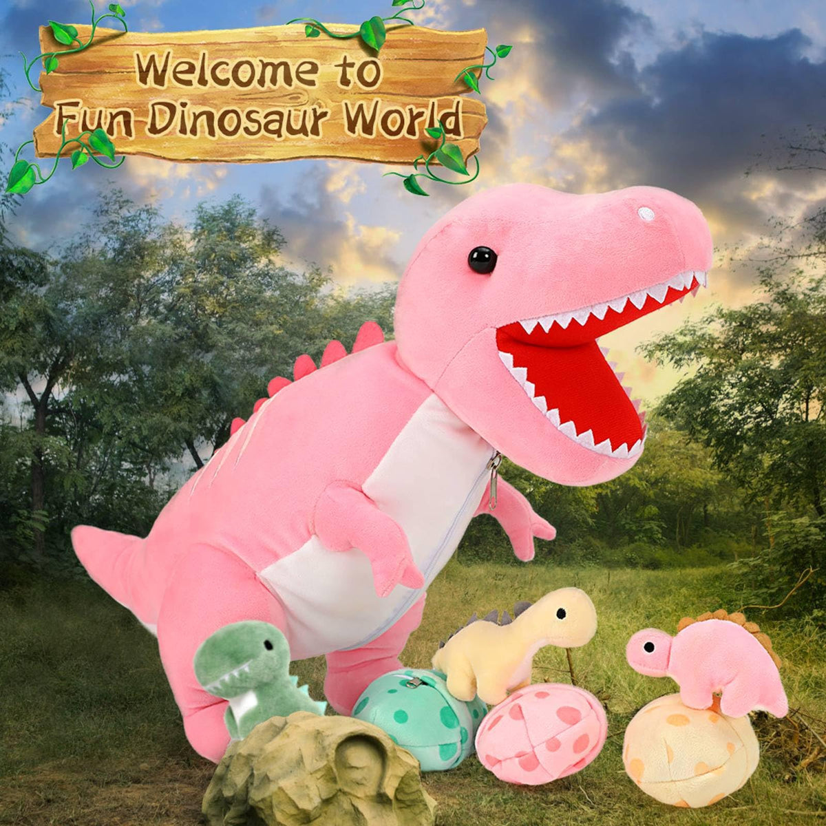 MorisMos baby dinosaur plush toy 1, perfect companion for gentle play and storytelling