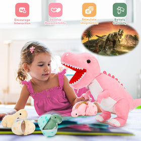 MorisMos baby dinosaur plush toy 2, great for pretend adventures and soft hugs