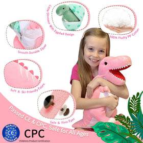 MorisMos baby dinosaur plush toy 3, great for sharing and role-play with siblings