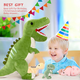 MorisMos baby dinos fit inside mommy for hatch-and-share pretend play.