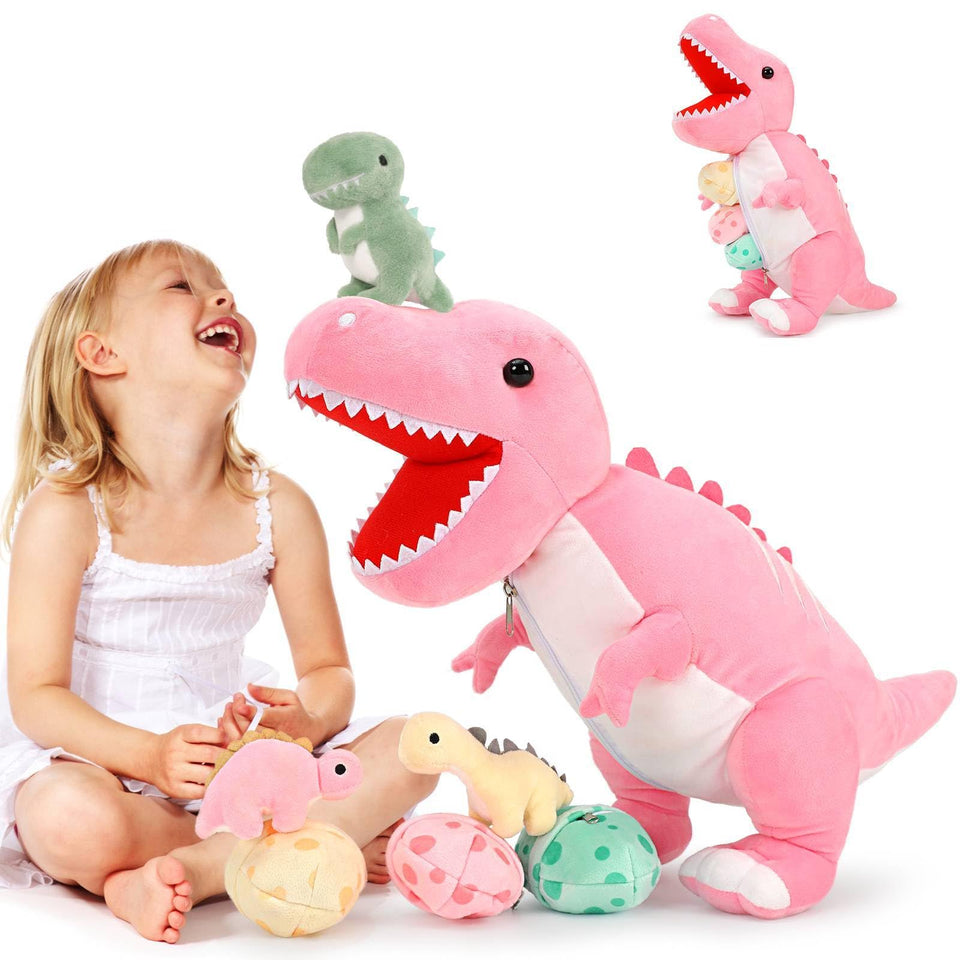 MorisMos giant mommy dinosaur plush, ideal for cuddling and imaginative play