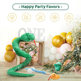 MorisMos giant snake bedroom-decor adds whimsical, friendly flair to any space.