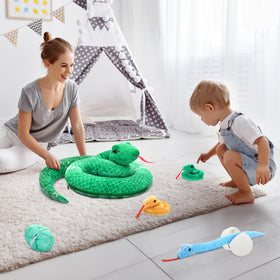MorisMos giant snake gift-idea inspires joyful celebrations for kids.