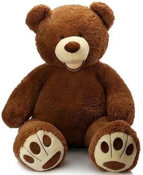 MorisMos giant teddy bear 39-inch plush for cozy bedtime snuggles.