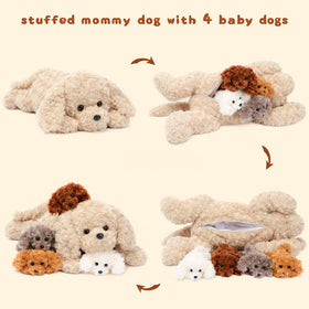 MorisMos Labradoodle ultra-soft plush, huggable design ideal for bedtime and comfort.