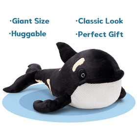 MorisMos large-orca-toy, perfect for birthdays, holidays, and bedtime snuggles.
