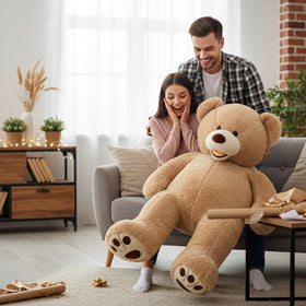 MorisMos brown plush teddy as a thoughtful gift for birthdays or baby showers