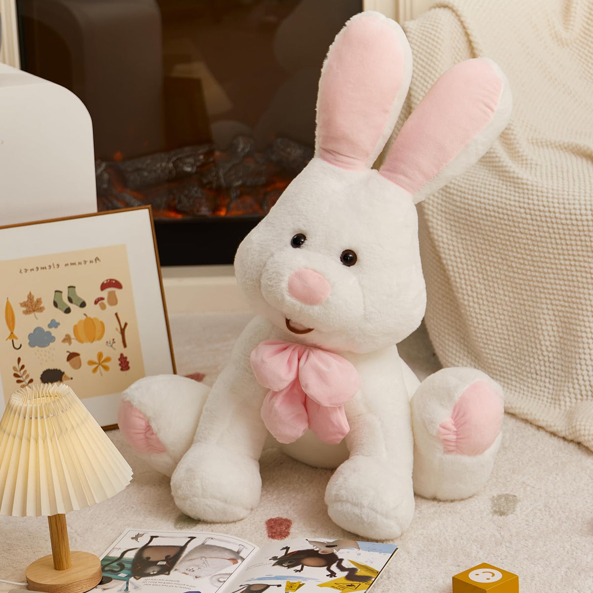 MorisMos pink bow detail adds a sweet, gift-ready touch.