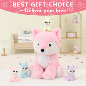 MorisMos pink fox set doubles as cute decor and a gift