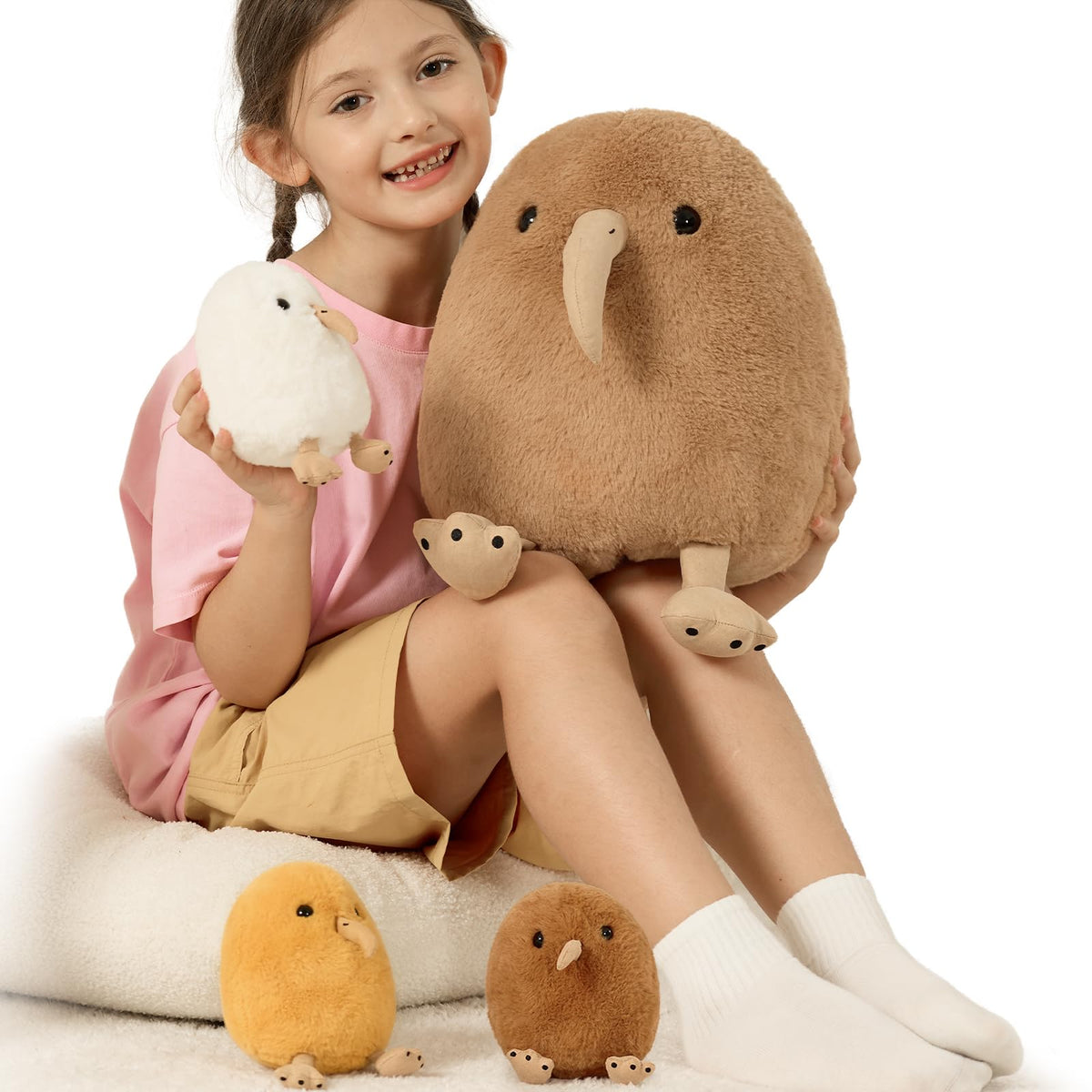 MorisMos kiwi room decor plush enhances nurseries with natural wonder.
