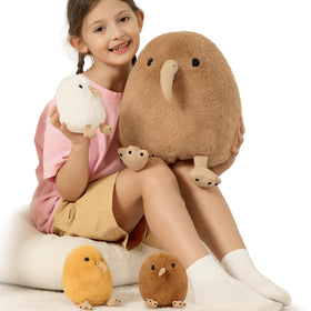 MorisMos kiwi room decor plush enhances nurseries with natural wonder.
