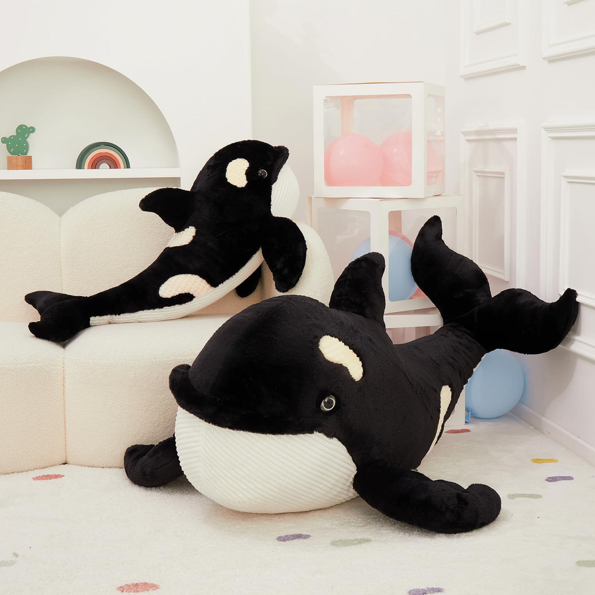 MorisMos sea-life-gift-orca plush offers a charming gift for sea lovers.