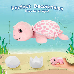 MorisMos sea turtle zipper belly pouch showcasing interactive design