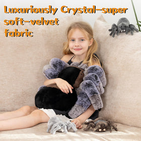 MorisMos spider plush in nursery decor, adding whimsy and warmth.
