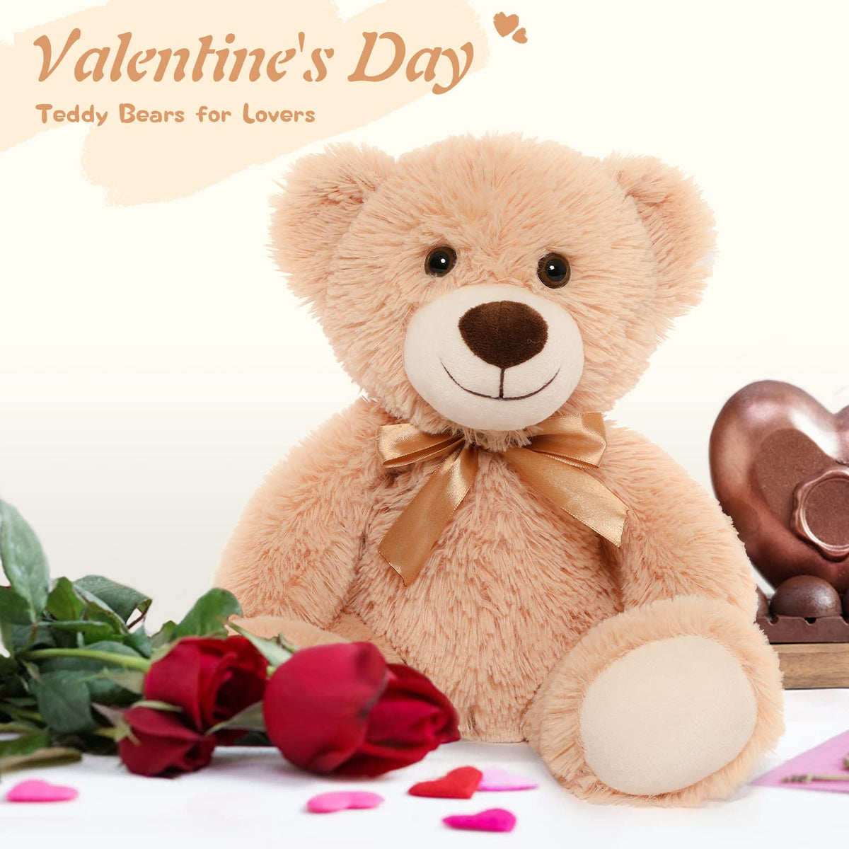 MorisMos bears with bows add cute accents to gifts and decorations.
