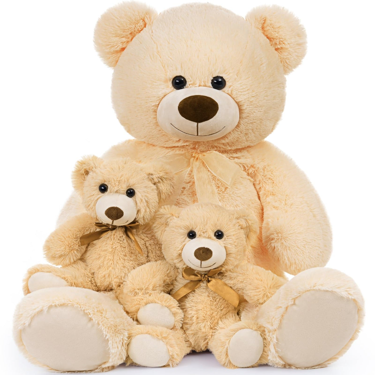 MorisMos teddy bear decor in nursery or living room setting